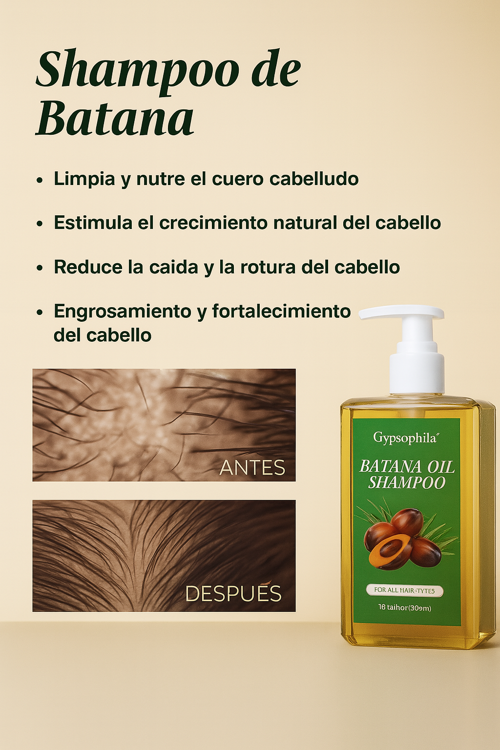 Champú de Batana con Extracto de Romero - 100ml