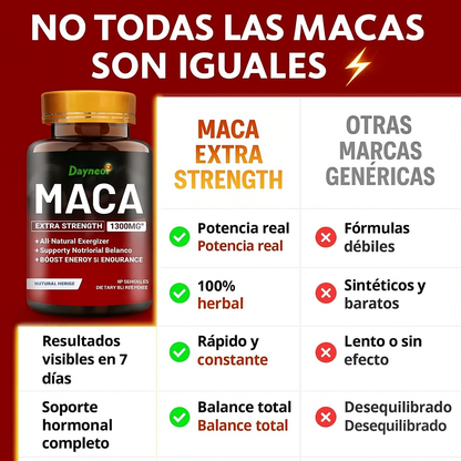 Maca Extra Strength 1900mg – Potencia, Energía y Confianza Masculina Natural 💪🔥