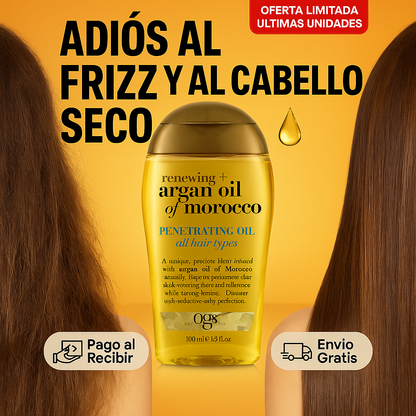 Aceite de Argán de Marruecos - Hidratación y Brillo para Todo Tipo de Cabellos