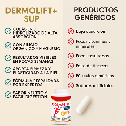 Dermalift+ SUP con Colágeno Hidrolizado, Silicio y Magnesio