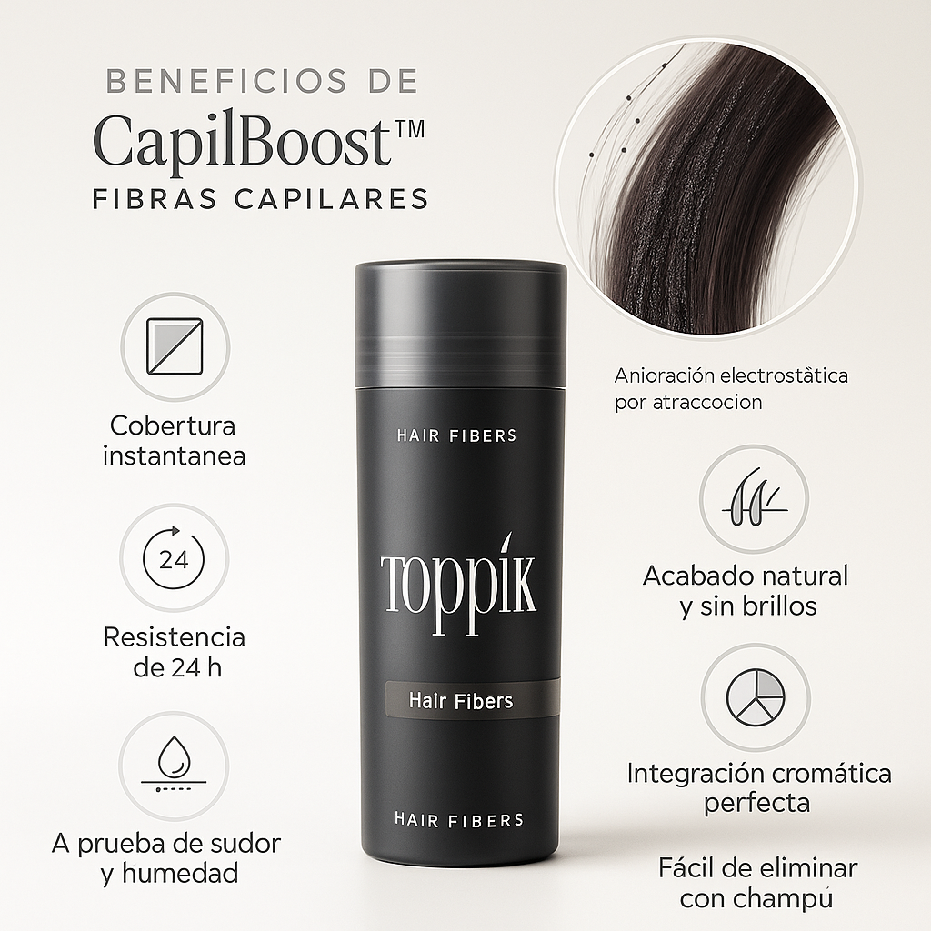 COMPRA 1 y LLÉVA 2 - Fibras de Queratina Natural - CapilBoost™ Volume+ 24H