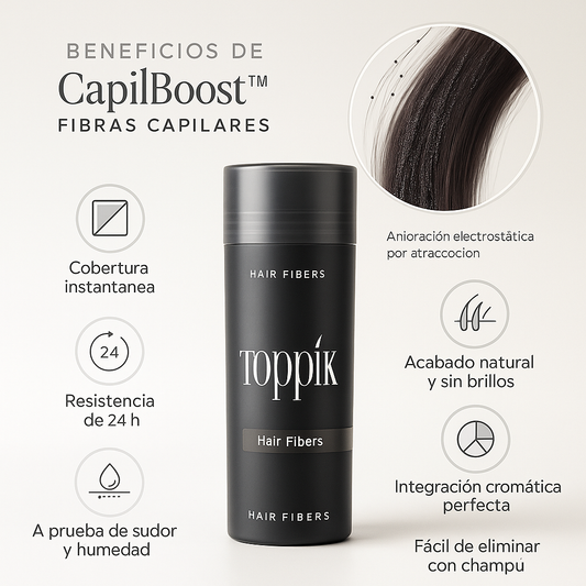 COMPRA 1 y LLÉVA 2 - Fibras de Queratina Natural - CapilBoost™ Volume+ 24H