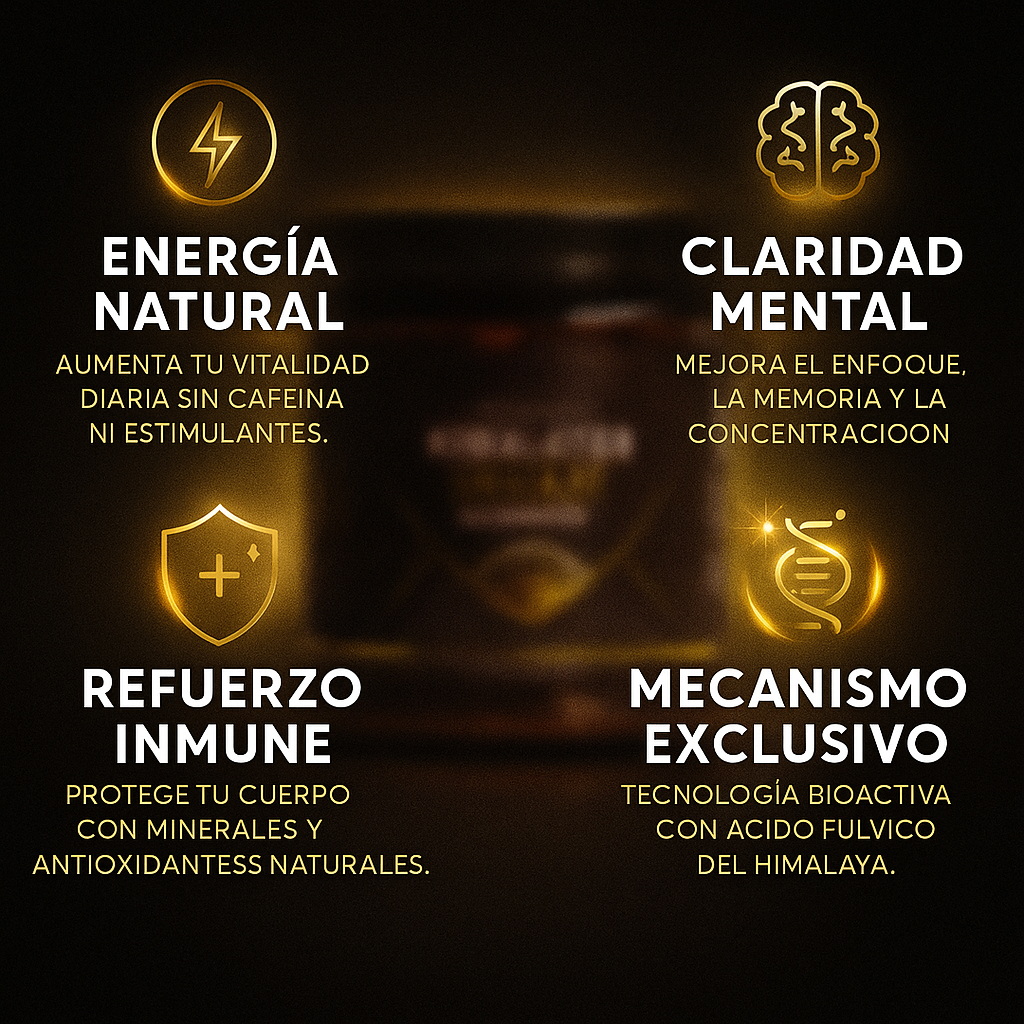 Himalayan Gold Shilajit Gummies | Energía Natural, Enfoque y Bienestar Premium