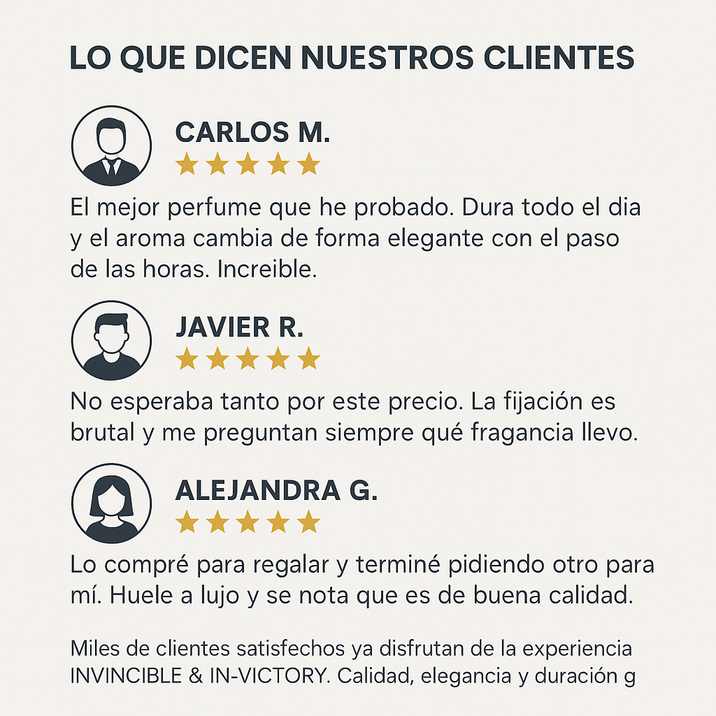 EDP INVINCIBLE & EDT IN-VICTORY POUR HOMME – Edición Black Friday 2x1 | Alta Fijación y Aroma Intenso