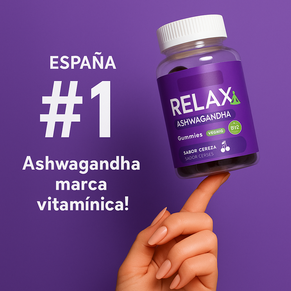 Gummies de Ashwagandha RELAX 30und — Duerme mejor y despierta renovado