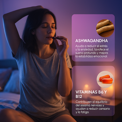 Gummies de Ashwagandha RELAX 30und — Duerme mejor y despierta renovado