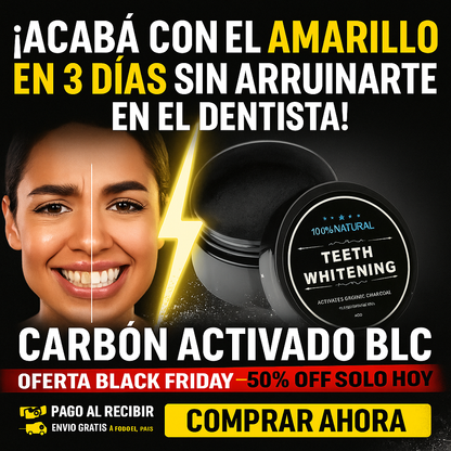 Blanqueador dental - Carbón Coco / Compras 1, Llevas 2