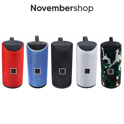 Altoparlante Bluetooth T113 PRO 10W + Regalo — Suono a 360°, Batteria da 4 Ore e Supporto mobile