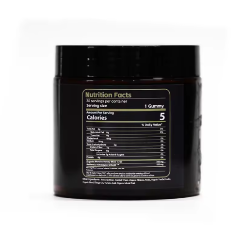 Himalayan Gold Shilajit Gummies | Energía Natural, Enfoque y Bienestar Premium