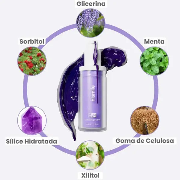 SMILEKIT™ Blanqueador Dental Lila V34 - Paga al Recibir