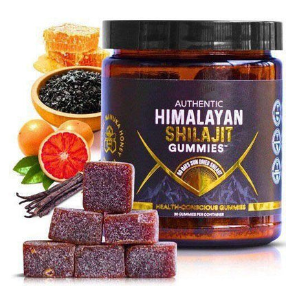 Himalayan Gold Shilajit Gummies | Energía Natural, Enfoque y Bienestar Premium